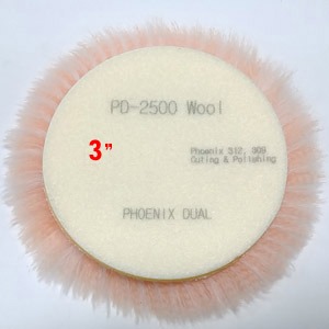 3인치 오렌지 양털패드 PD2500 초벌용